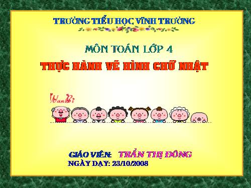 Thực hành vẽ hình chữ nhật