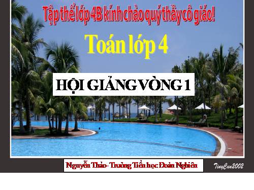 Chia một tổng cho một số