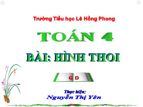 Hình thoi