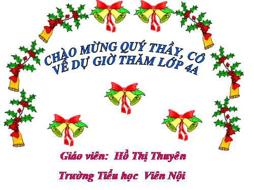 Các Bài giảng khác thuộc Chương trình Toán 4