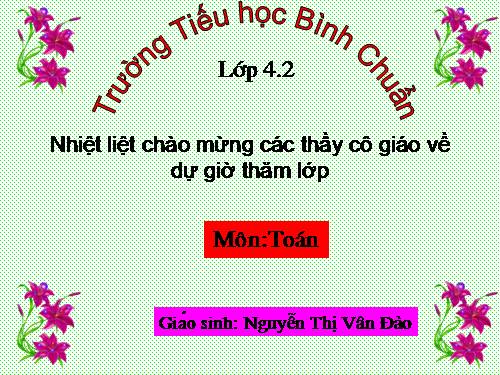 Phép trừ phân số (tiếp theo)