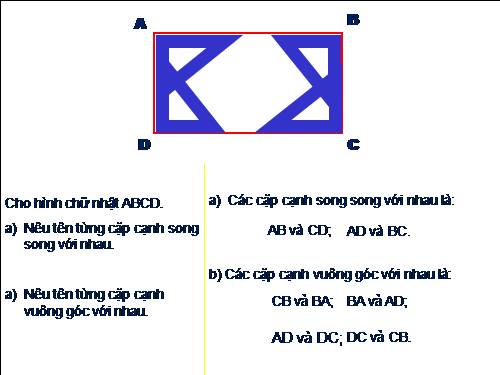 Vẽ hai đường thẳng vuông góc