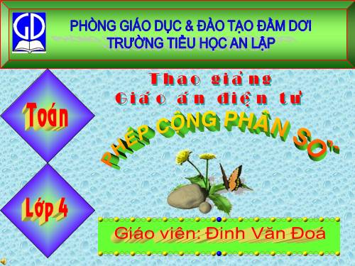 Phép cộng phân số