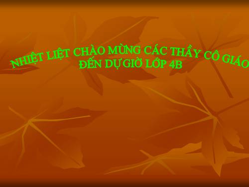 Các Bài giảng khác thuộc Chương trình Toán 4