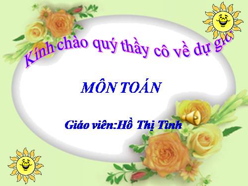 Giới thiệu tỉ số