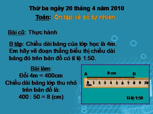 Ôn tập về số tự nhiên