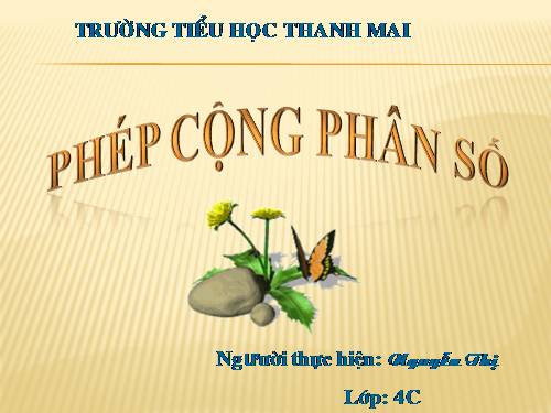 Phép cộng phân số