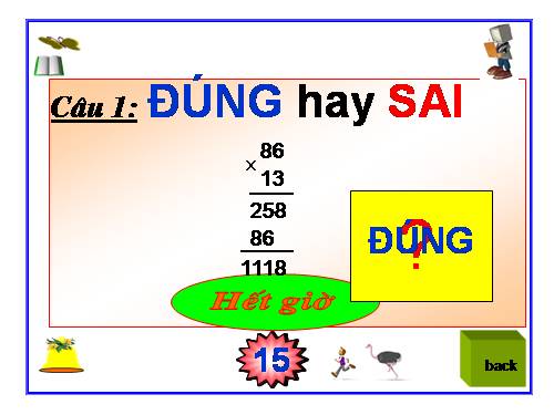 Nhân với số có hai chữ số