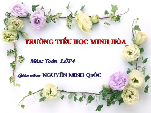 Nhân với số có một chữ số