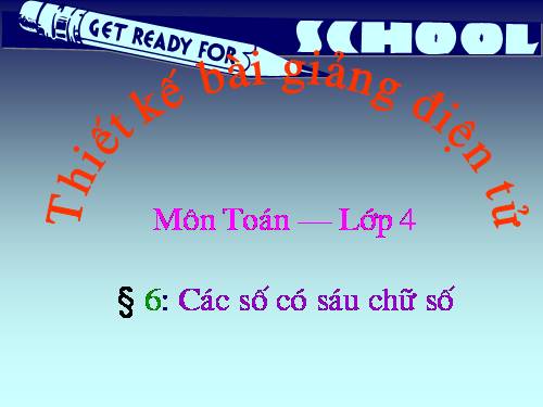 Các số có sáu chữ số