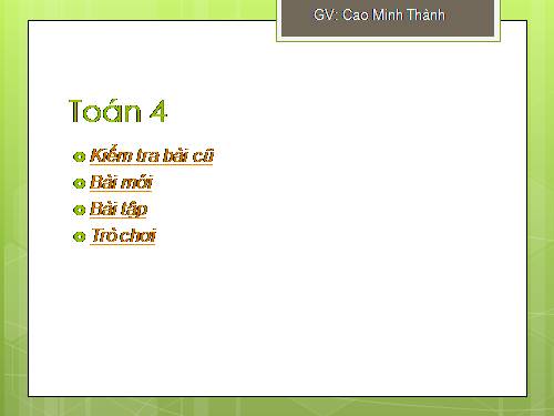 Giới thiệu tỉ số