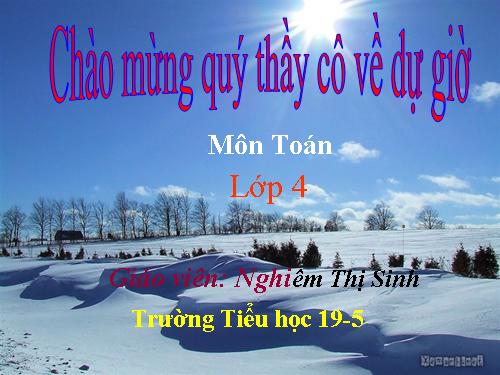 Phép chia phân số