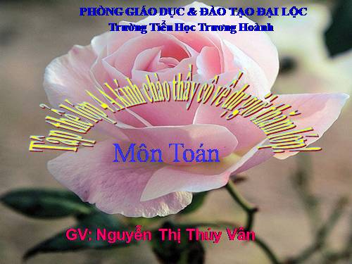 Phân số và phép chia số tự nhiên