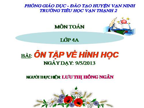 Ôn tập về hình học