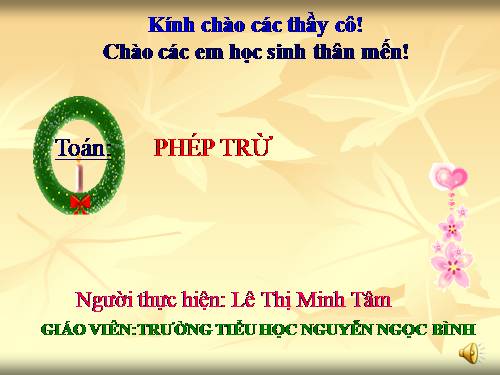 Phép trừ