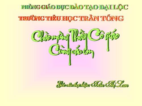 Các Bài giảng khác thuộc Chương trình Toán 4