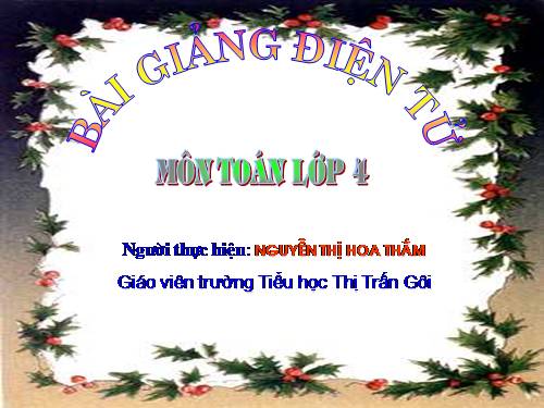 bài giảng