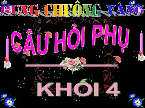 CÂU HỎI PHỤ K4