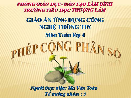 Phép cộng phân số