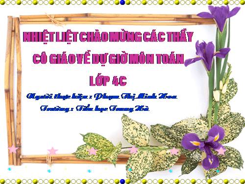Giới thiệu tỉ số