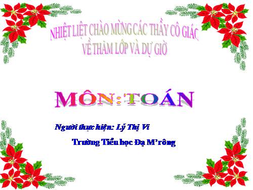 Phép nhân phân số