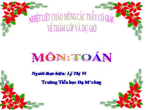 Phép nhân phân số