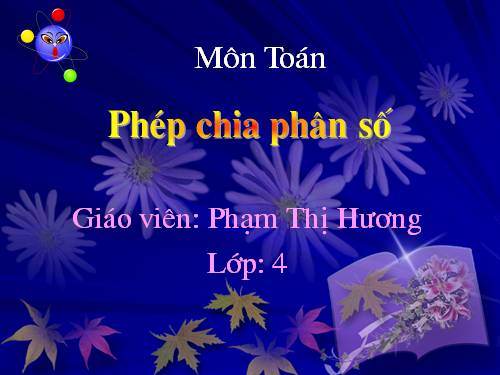 Phép chia phân số