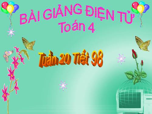 Phân số và phép chia số tự nhiên (tiếp theo)