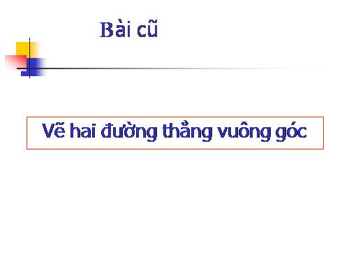 Vẽ hai đường thẳng song song