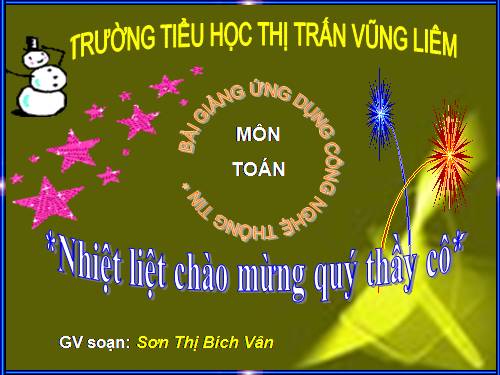 Các Bài giảng khác thuộc Chương trình Toán 4