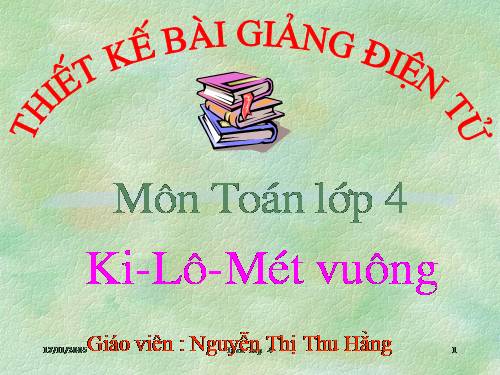 Ki-lô-mét vuông