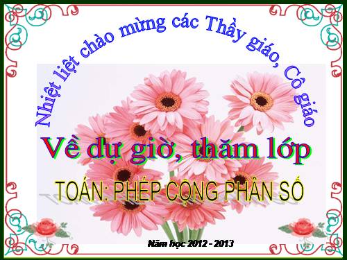 Phép cộng phân số