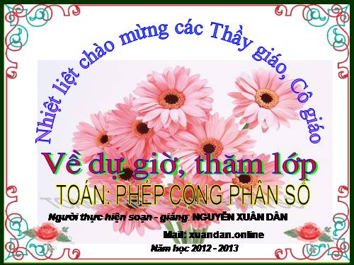 Phép cộng phân số