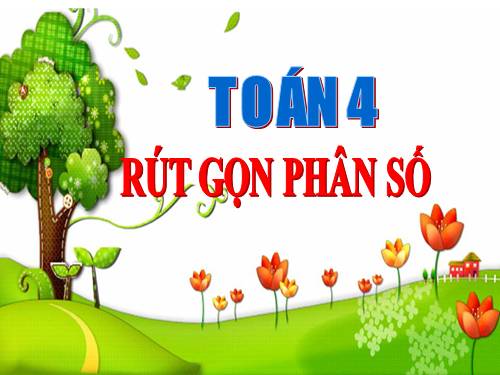 Rút gọn phân số