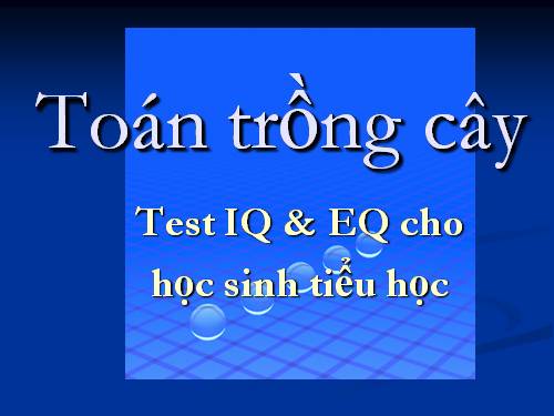 toan trong cay