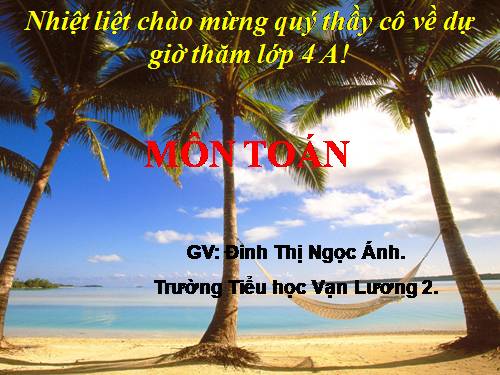 Chia một số cho một tích
