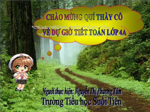 Các Bài giảng khác thuộc Chương trình Toán 4