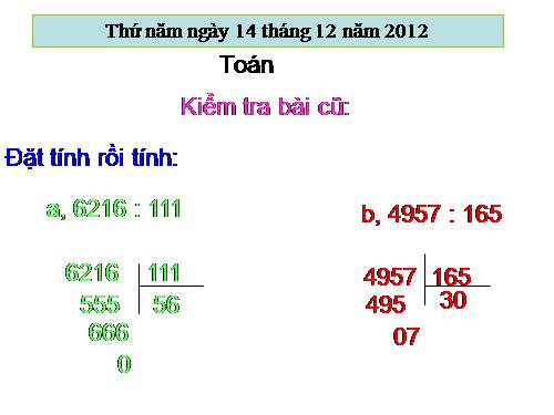 Các Bài giảng khác thuộc Chương trình Toán 4