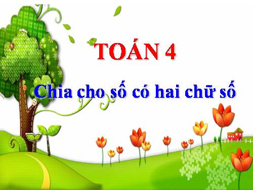 Chia cho số có hai chữ số