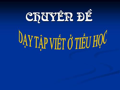 chuyen de