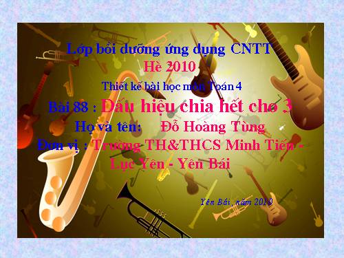 Dấu hiệu chia hết cho 3