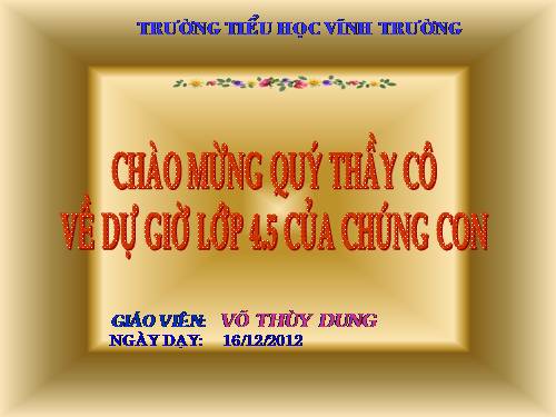 Các Bài giảng khác thuộc Chương trình Toán 4