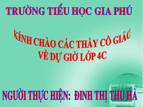 Phép trừ phân số (tiếp theo)
