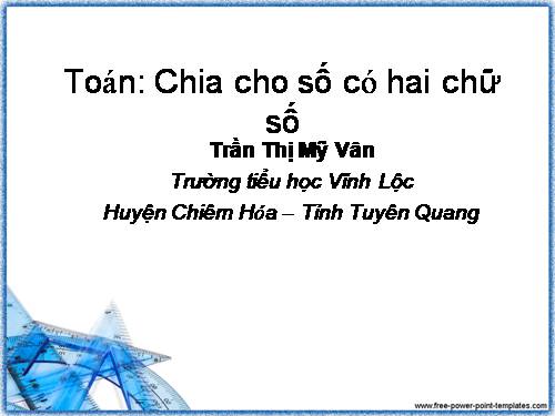 Chia cho số có hai chữ số