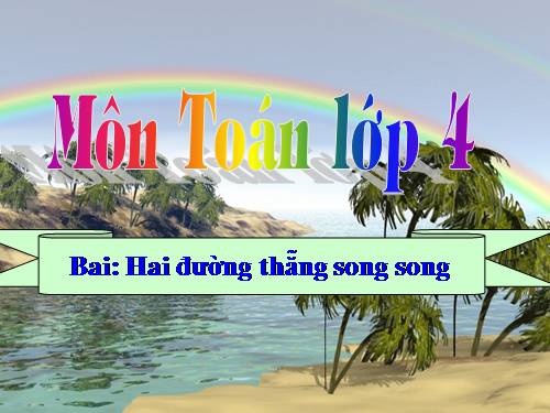 Hai đường thẳng song song