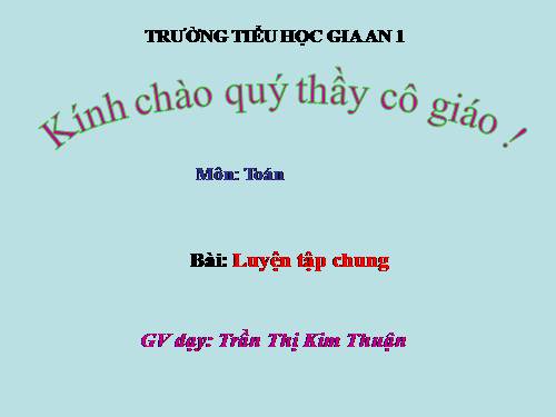 Giới thiệu tỉ số