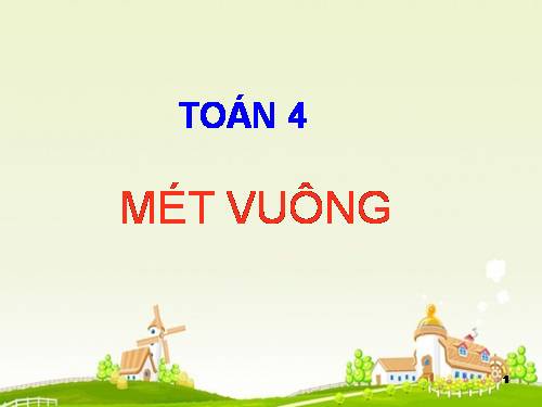 Mét vuông