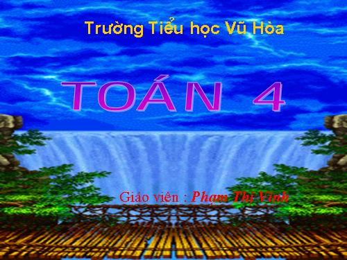 Ôn tập về đại lượng