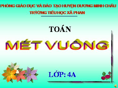 Mét vuông