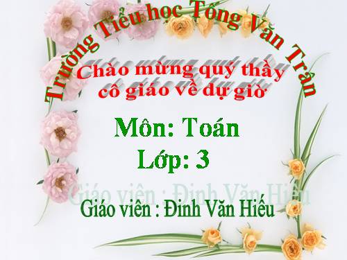 Các Bài giảng khác thuộc Chương trình Toán 4